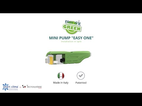 Mini Pump EASY ONE installation in split by Tecnosystemi