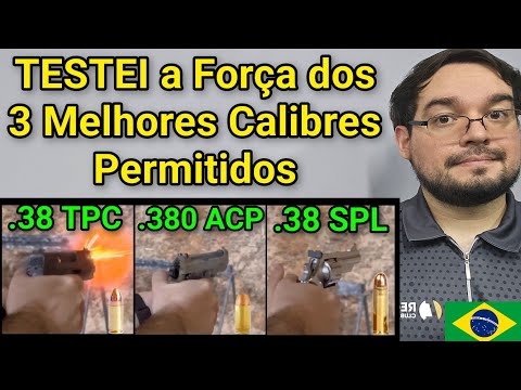Teste em objetos: .38 TPC vs .380 ACP x Revólver .38 SPL. Qual é Melhor? O que Realmente importa?