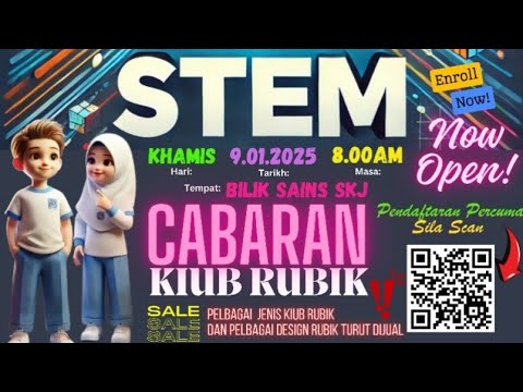 Cabaran STEM Kiub Rubik SK Jasin 2025