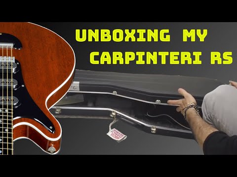 Red special EXTREME Carpinteri guitars Cquadro "unboxing" - BRIAN MAY