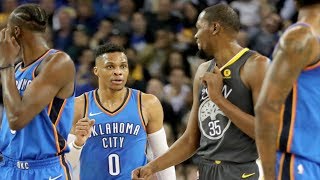 Russell Westbrook vs Kevin Durant! George Dunks on Zaza! Green Ejected! 2017-18 Season