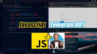 Javascript + Telegram BOT. Send message with Javascript and telegram BOT.