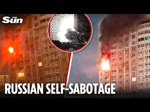 Putin's missile BLOWS UP Russian apartment block in humiliating blunder