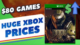 Xbox Games Will Now Cost $80
