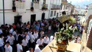 preview picture of video 'Periana  procesión fiestas San Isidro Labrador 2012 ofrenda de trigo 04'
