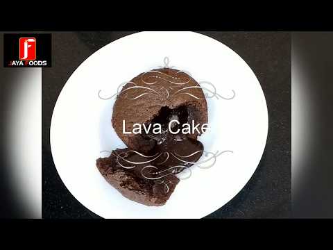 Lava Cake ll Yummy Chocolate Cake ll Jaya Foods ll Recipe - 01