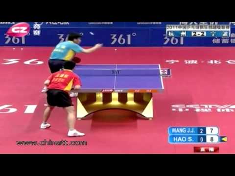 HAO SHUAI - WANG JIAN JUN CHINESE SUPERLEAGUE 2011 TABLE TENNIS