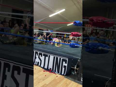Becca and Ava fighting at limitless wrestling