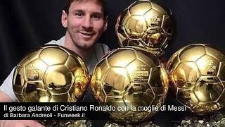 Il gesto di Cristiano Ronaldo con la moglie di Messi diventa virale!