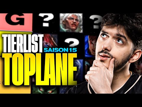 TIERLIST TOPLANE S15 - Les Meilleur Champions pour GRIND