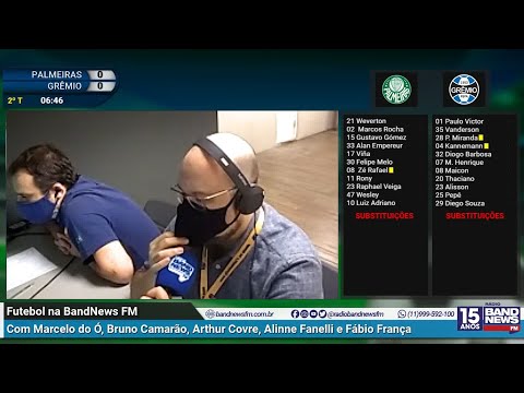 Wesley marca primeiro gol do Palmeiras contra Grêmio