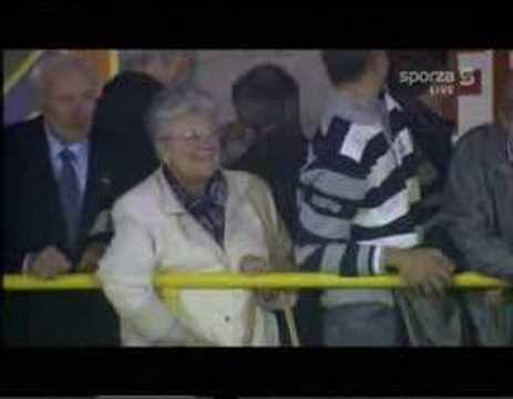 1/2 finale Beker Belgie 06-07: Ontlading na affluiten