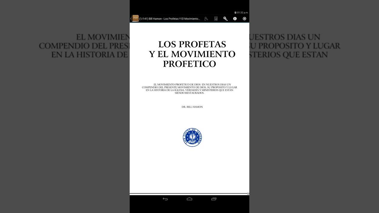 Bill Hamon - Los Profetas Y El Movimiento Profético - Libro PDF