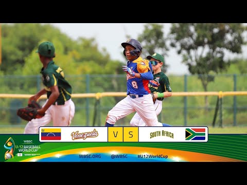 Highlights: 🇻🇪 Venezuela vs. South Africa 🇿🇦 - WBSC U-12 Baseball World Cup