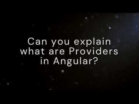What are Providers in angular | provider implementation in Angular | #angularinterview