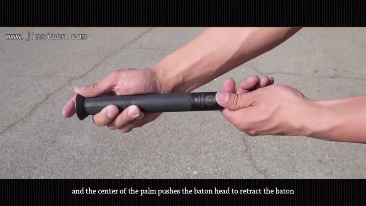 Jinniu anti riot extendable baton instruction