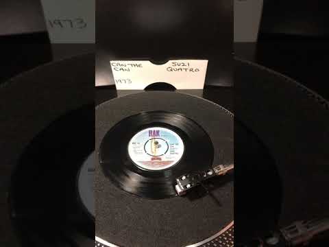 Suzi Quatro - Can The Can ( Vinyl 45 ) From 1973 .