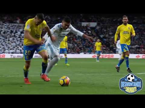 Penalti no pitado de Casemiro sobre Vitolo. Liga 05/11/2017