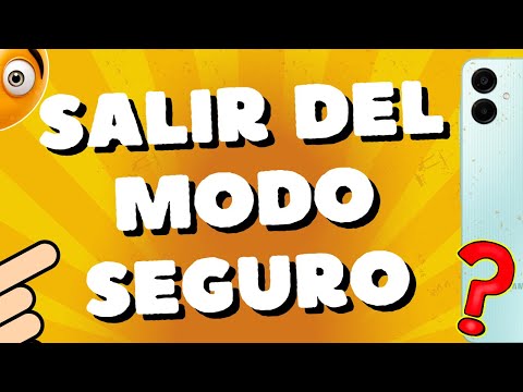 Cómo salir del modo seguro en mi celular Samsung Galaxy A06 A05 A05S a04 a03 a02 a01