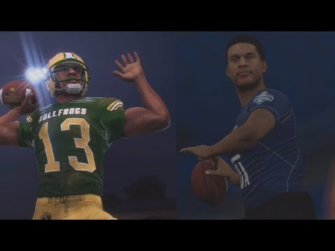 MADDEN 18 LONGSHOT Gameplay Walkthrough - NFL Combine & High School Game! #2