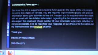 IDAHO ZOMBIE UFO CRASH FEMA DRILL