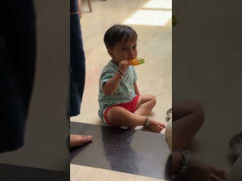 happiness is .... eating ice-cream on a hot day. ,😍😍#cutebaby #youtubeshorts #viralshorts