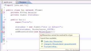 Java Programming Tutorial - 77 - Adapter Classes