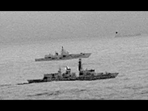 Royal Navy frigate shadows Russian ship in the North Sea