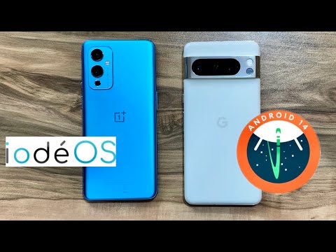 Google Pixel 8 Pro vs OnePlus 9 / Stock Android vs iode OS