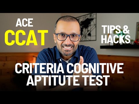 HOW TO ACE "CCAT" - CRITERIA COGNITIVE APTITUDE TEST