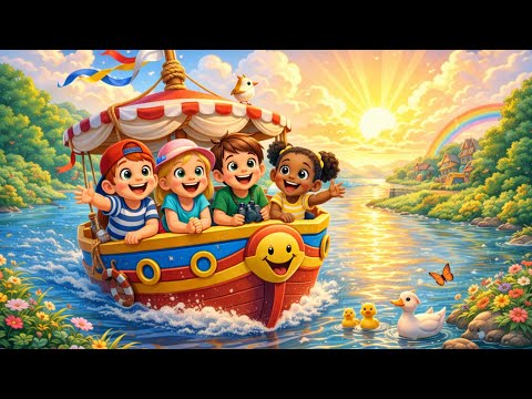 नाव चली पानी मैं || Naav Chali Pani Mai || Children Rhymes || 3D Cartoon Video