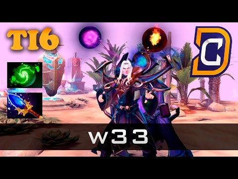 w33 Invoker - DC vs Fnatic - TI6 Dota 2