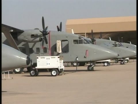 C-23 Sherpa Aircraft on The Tarmac