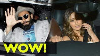 Ranveer Singh And Ileana D’Cruz Spotted At Studio!