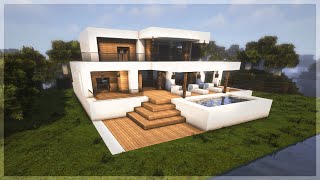 Minecraft | How To Build Large Modern House