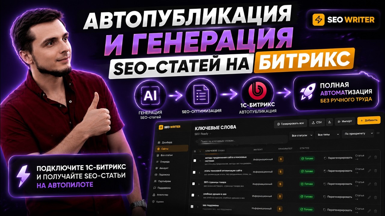 How to connect SEO Writer to Bitrix