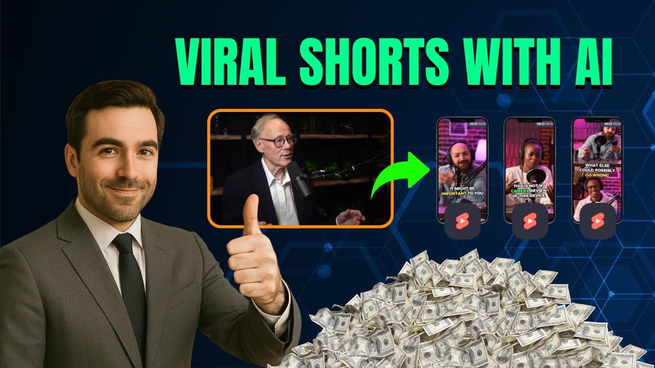 How to Make Money Online: Convert Podcasts to Viral Shorts With AI (Wayinvideo AI Tutorial)