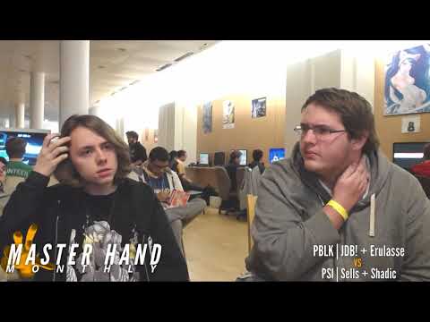 MHM 3-18 [Wii U] - PBLK | JDB! + Erulasse (Blue) vs PSI | Sells + Shadic (Red) - Losers Finals