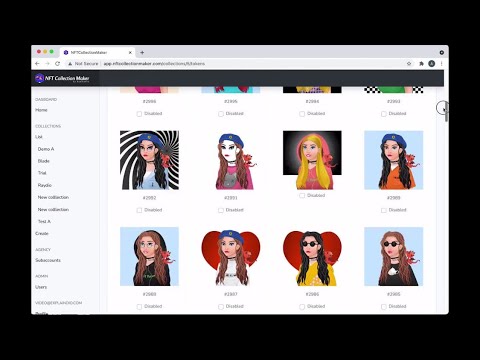 NFT Collection Maker Review Demo - Online NFT Art...