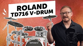 Video thumbnail for Roland | TD716 V-Drums | Sound Demo & Review by Drums Bonedo