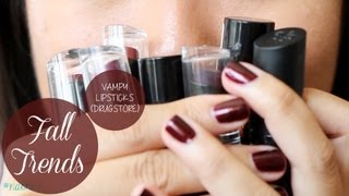 Vampy Lipsticks (Drugstore) | naohms