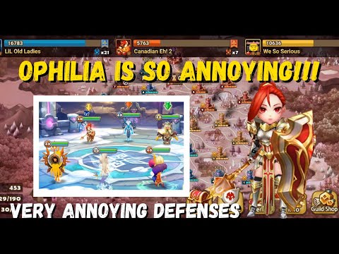 Back In G1 Siege??? Nerf Ophilia Please!!!