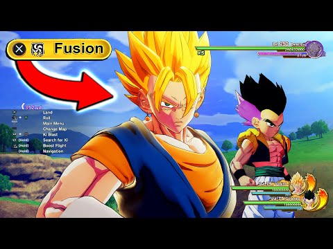 UNLOCK FUSION SKILL FREE UPDATE! Dragon Ball Z Kakarot New Playable Vegito & Gotenks Free Roam