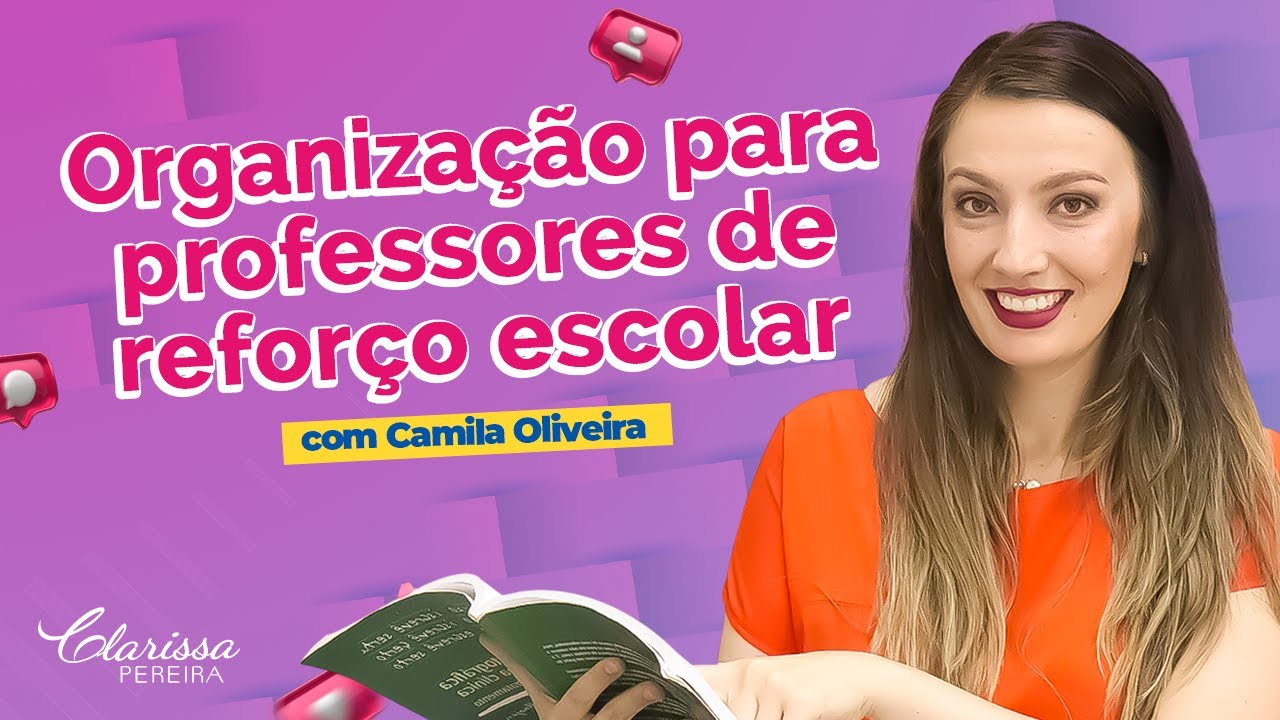 Organização para professores de reforço escolar