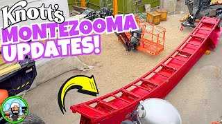 NEW! MonteZOOMA Tracks On Site! | Knott's Berry Farm 2025 Park and Scary Farm Updates + More!