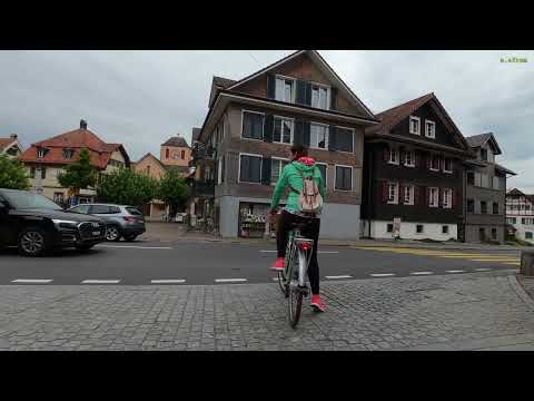 [4K] Driving to Emmen Centre from Lake Sempach Switzerland