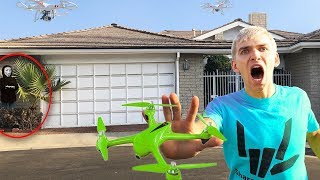 THE GAME MASTER FOUND US!! (ABANDONED SAFE HOUSE TRACKED BY TOP SECRET SPY DRONES)