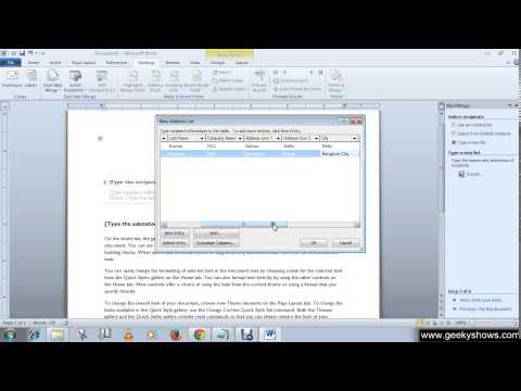 Microsoft Office Word 2010 Minimize and Maximize the Ribbon