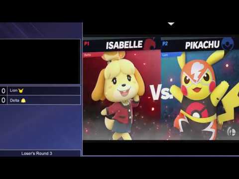 Immortals 2 - Losers Round 3: Delta (Isabelle) Vs. Lion (Pikachu, Bowser)