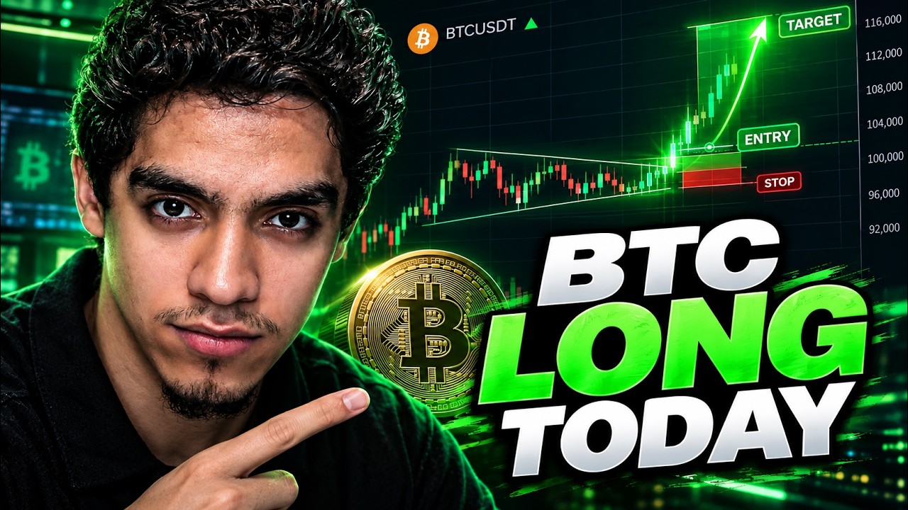 Entering this Bitcoin Long Today 🟢🚨 (Live Trading)
